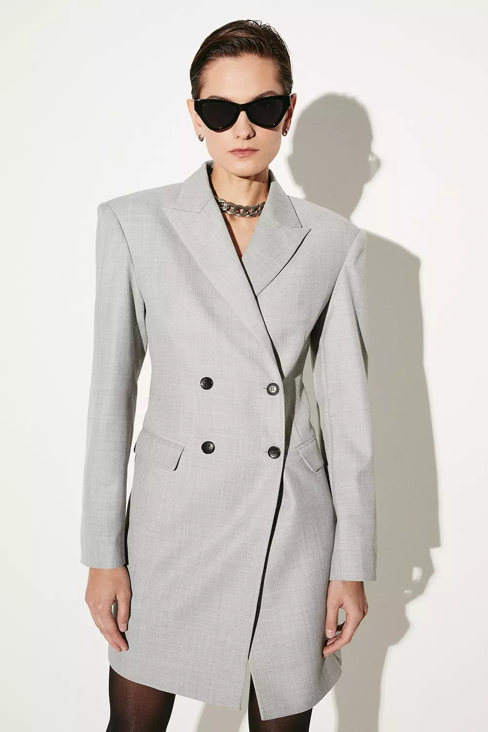 Theory wool blazer outlet dress